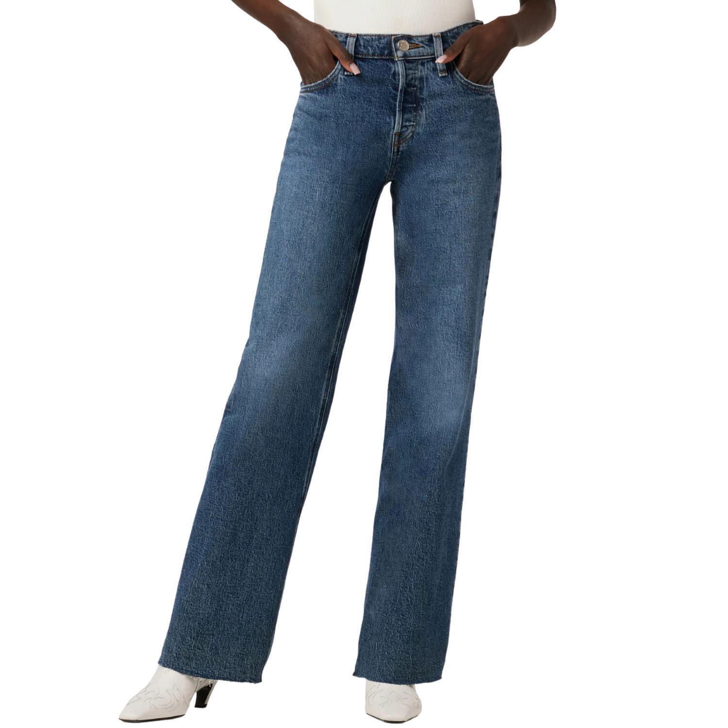 New Hudson Women's Rosie High Rise Wide Leg Jean In Apollo